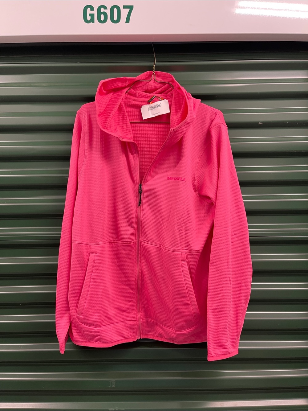 Merrell Hot Pink Full-Zip Hooded Jacket